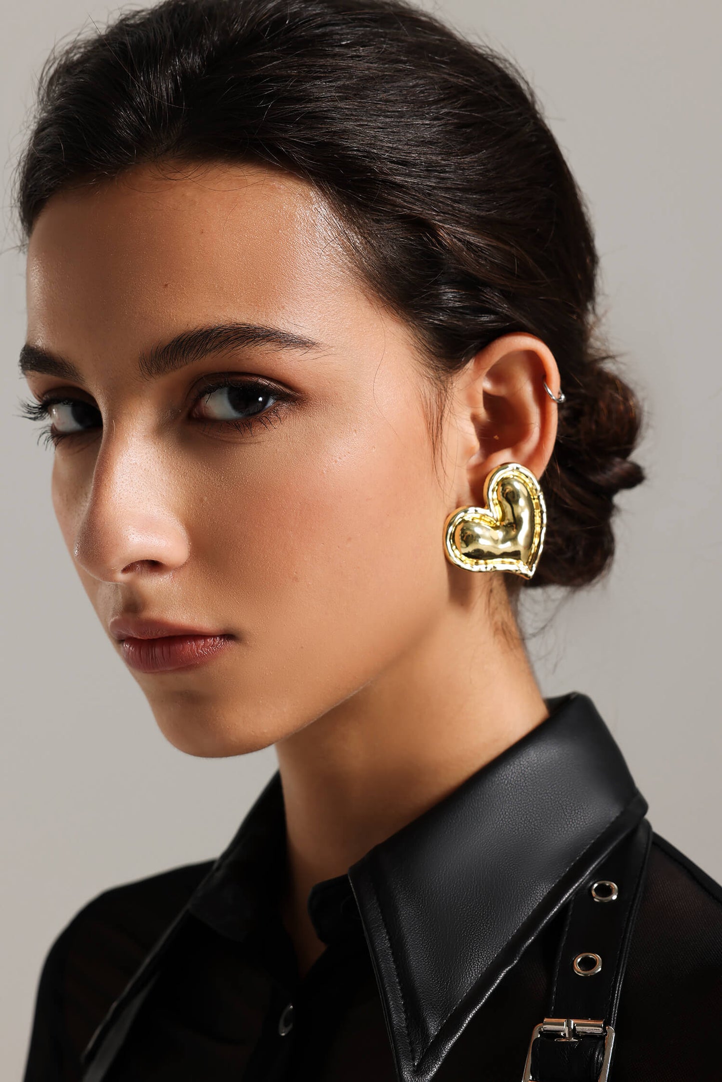 Heart Stud Earring - Alexa