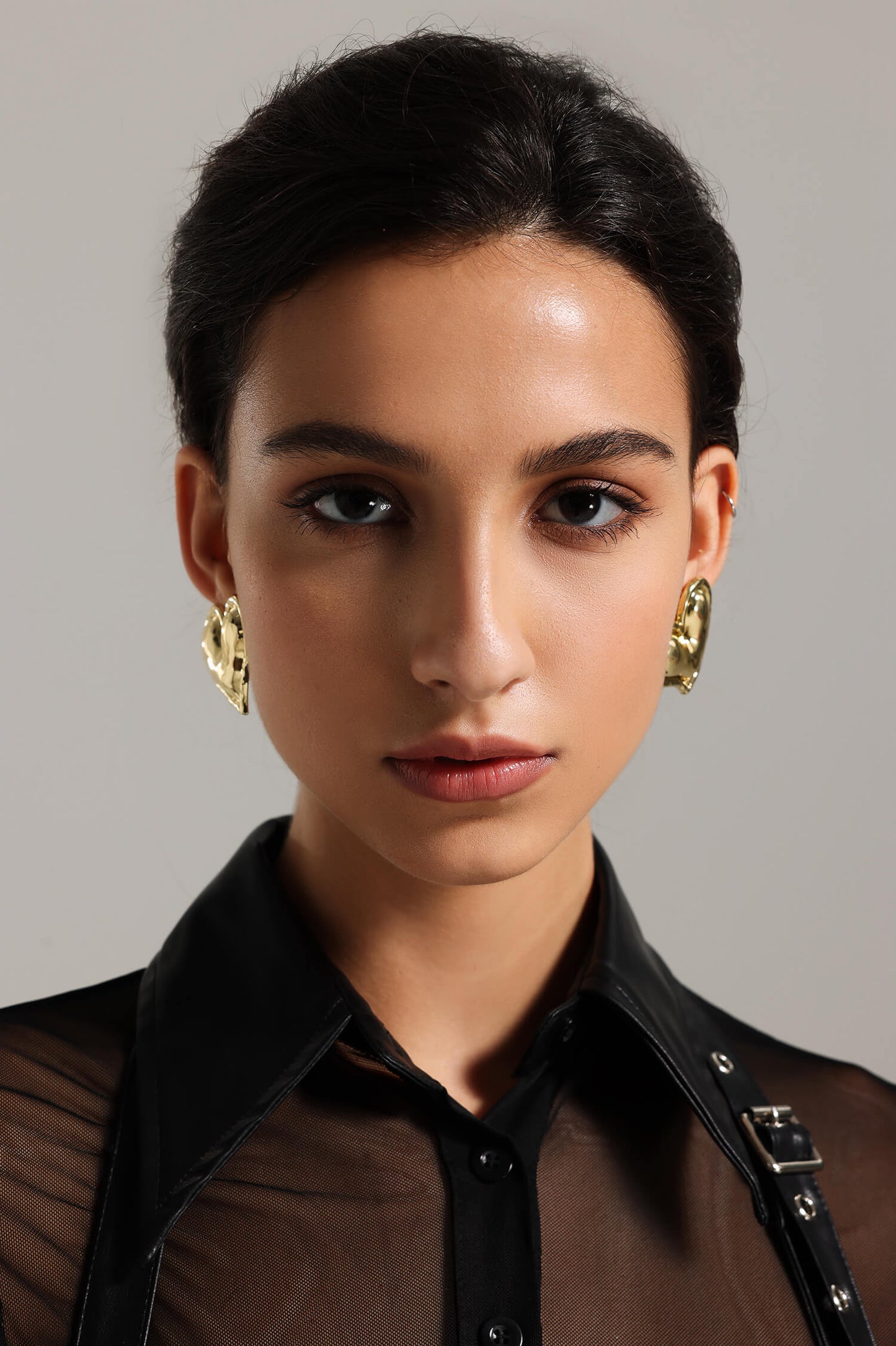Heart Stud Earring - Alexa