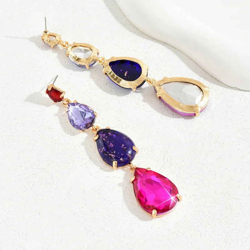 Colorful Drop Earring - Susane