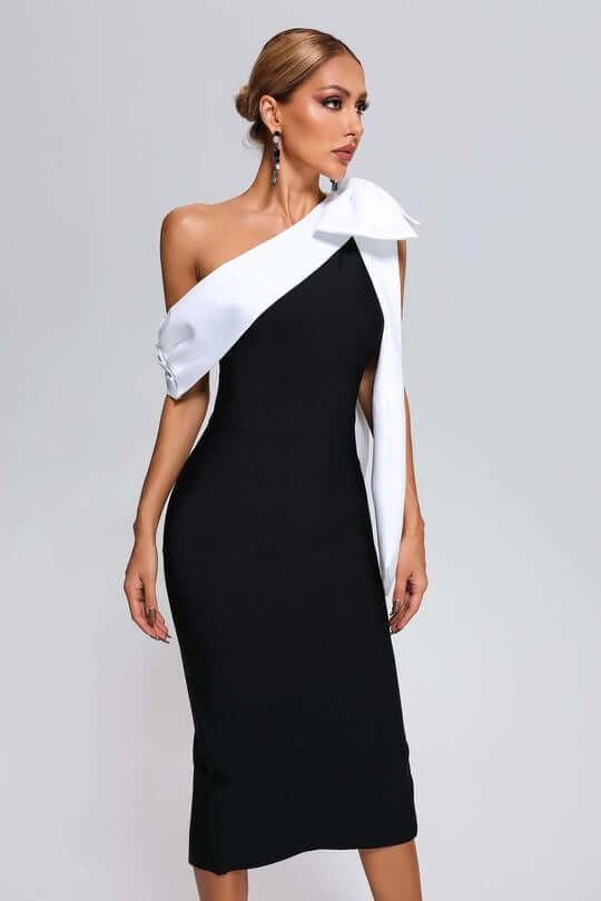One Shoulder Bodycon Dress - Ingrid