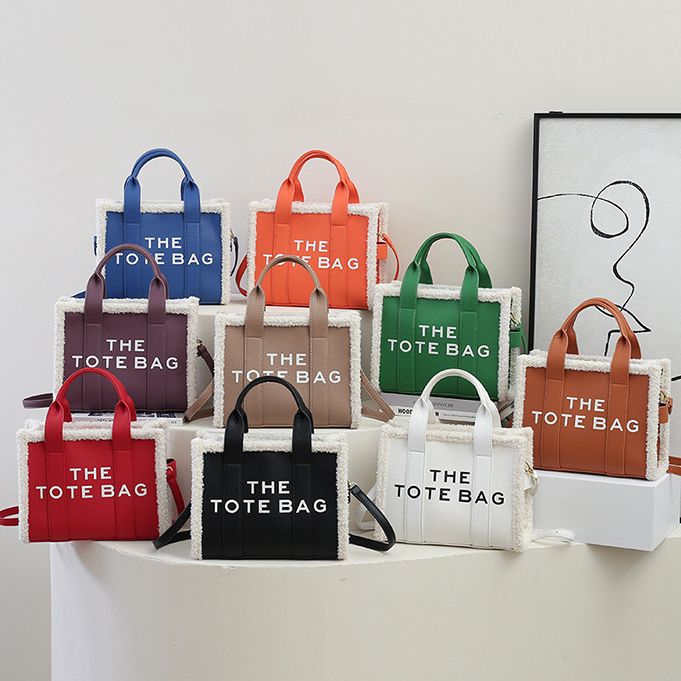 Lamb Wool Tote Bag - Tote