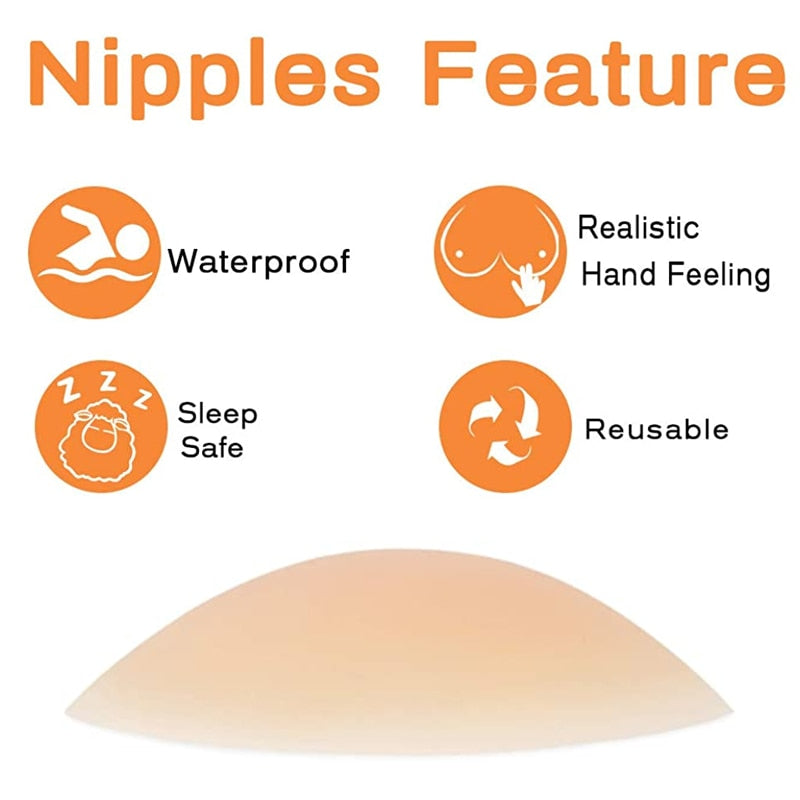 Reusable Invisible Nipple Covers - Giana