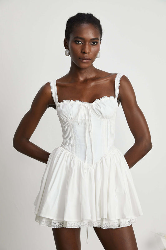Spaghetti Strap A Line Dress - Molly