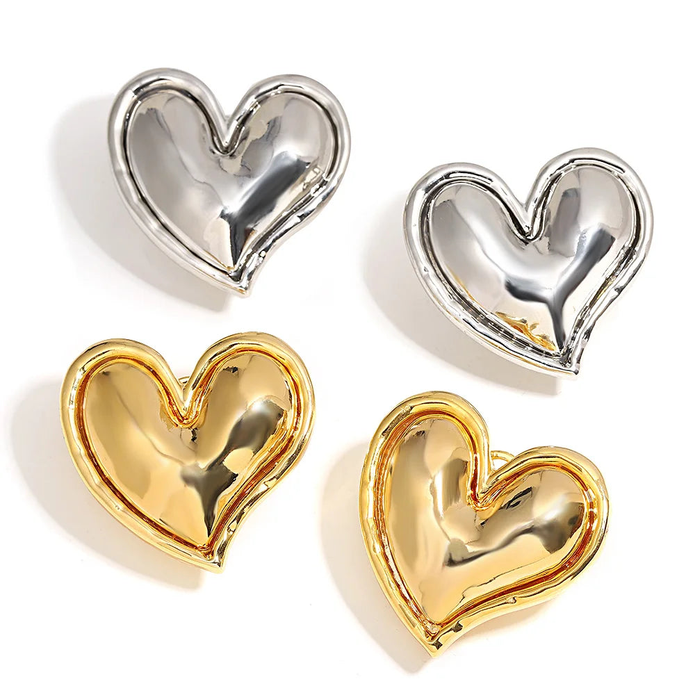 Heart Stud Earring - Alexa