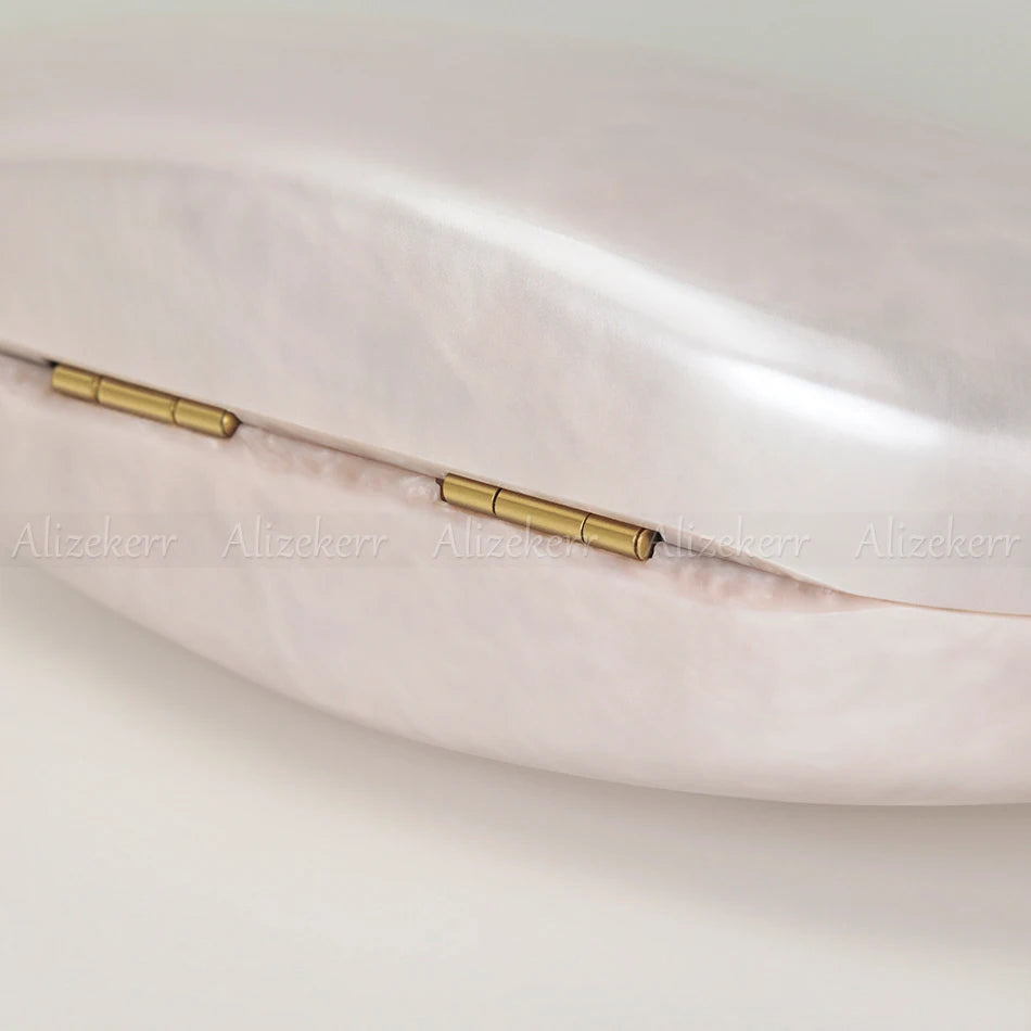 Oval Pearl Shaped Clutch - Kory