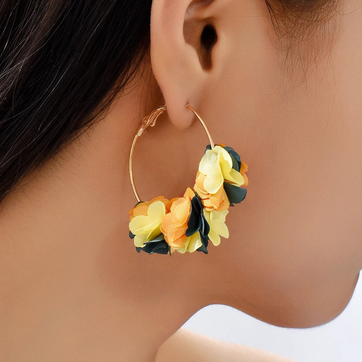 Handmade Flower Earring - Melinda