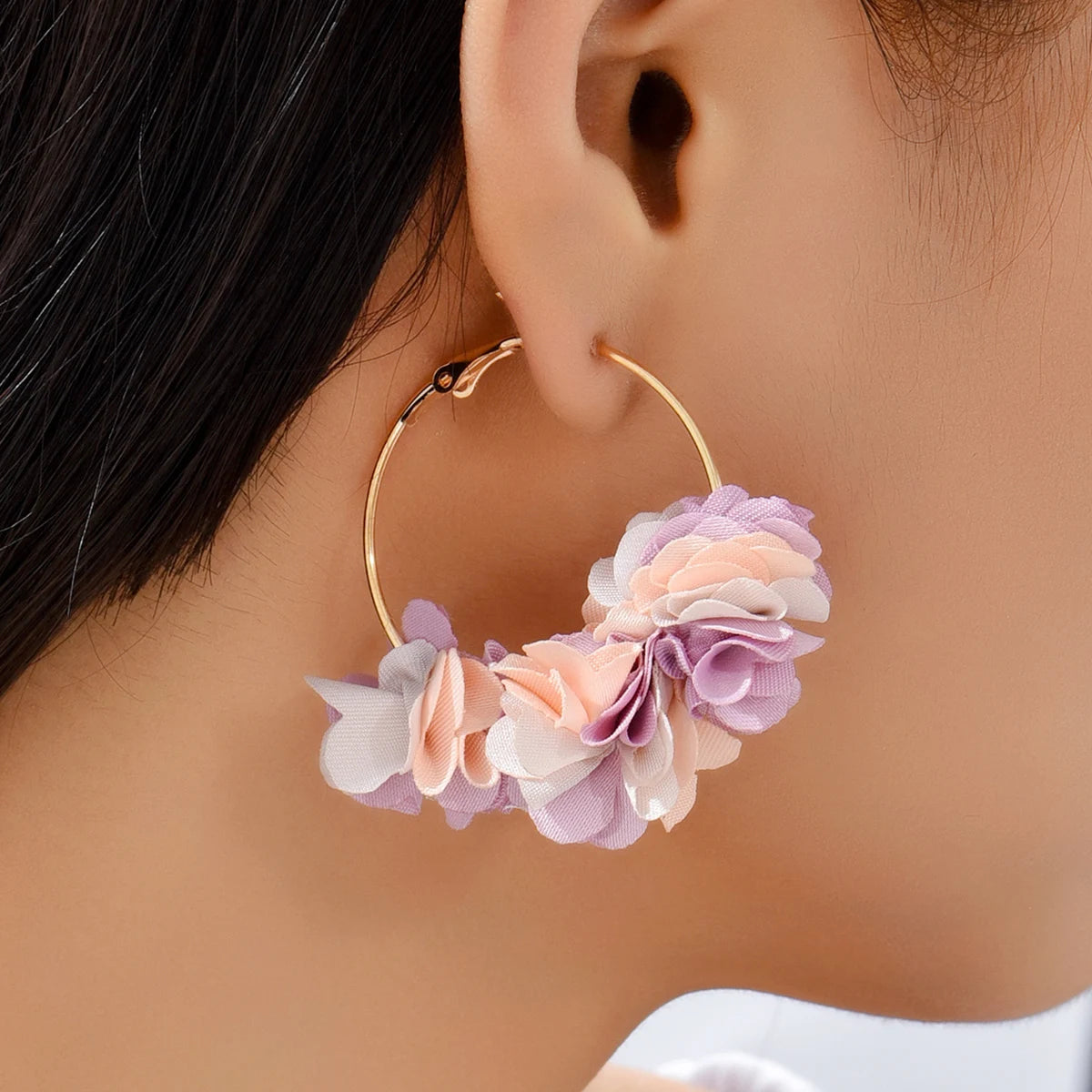Handmade Flower Earring - Melinda